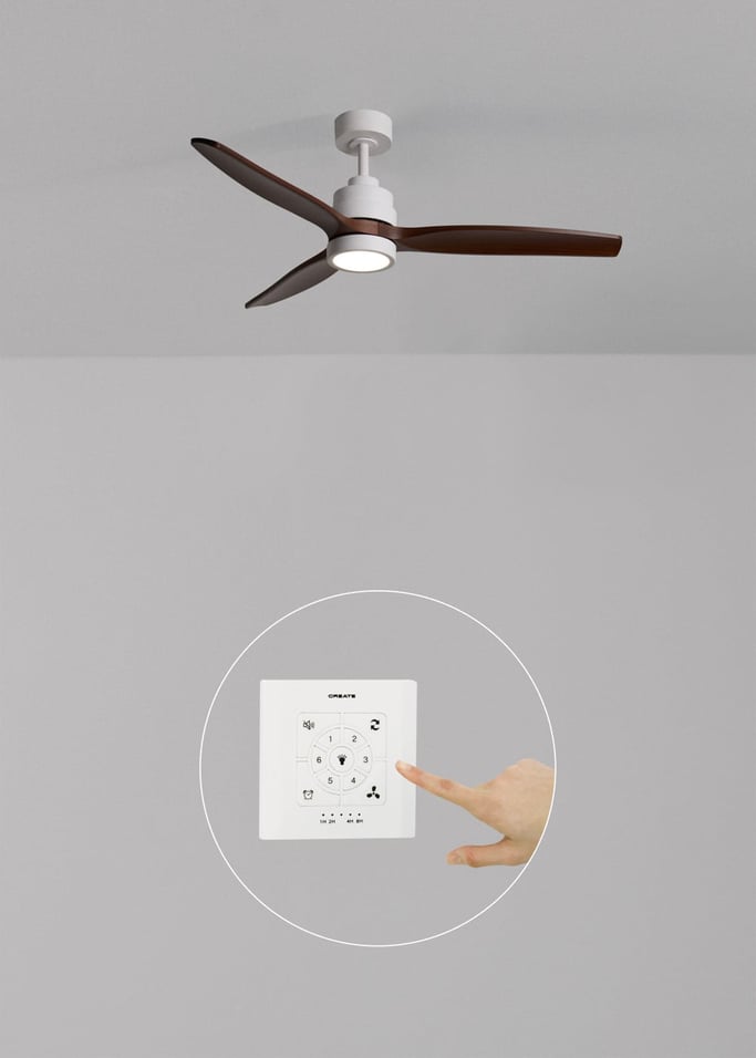 WIND STYLANCE - Stille plafondventilator van 40 W met technische ABS-bladen, verkrijgbaar in verschillende maten, afbeelding van de galerij 2