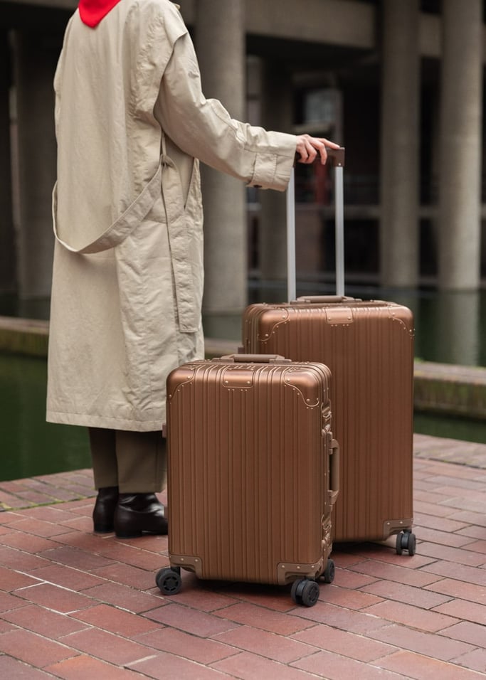 LUGGAGE ALUMINIUM - Harde aluminium koffer met TSA-slot en multidirectionele wielen, afbeelding van de galerij 1