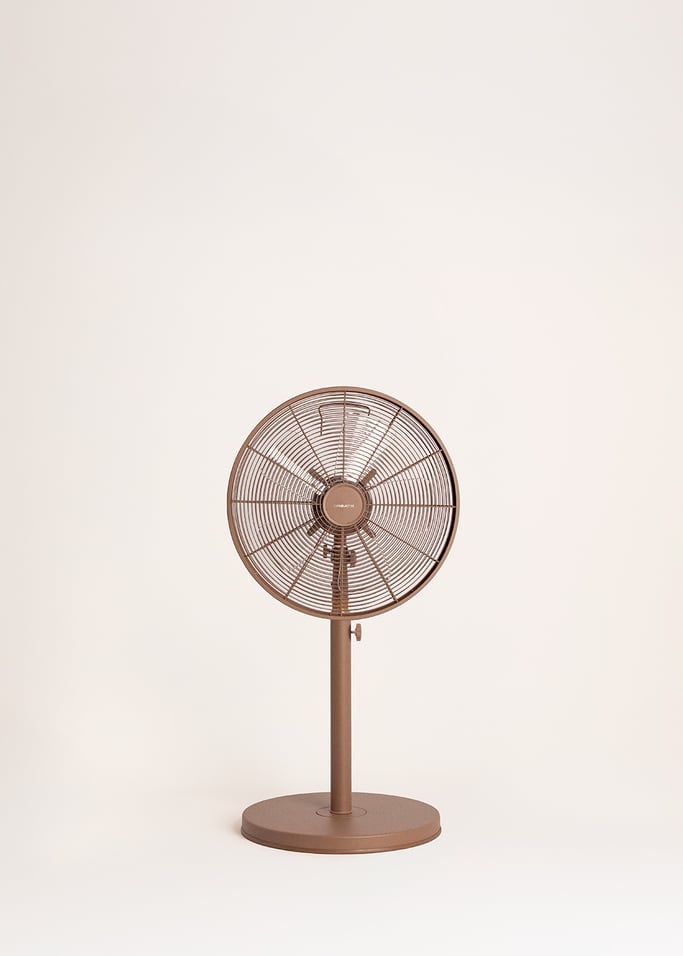 AIR STAND WOOD - Retro stijl 50 W draaiende staande ventilator, afbeelding van de galerij 7