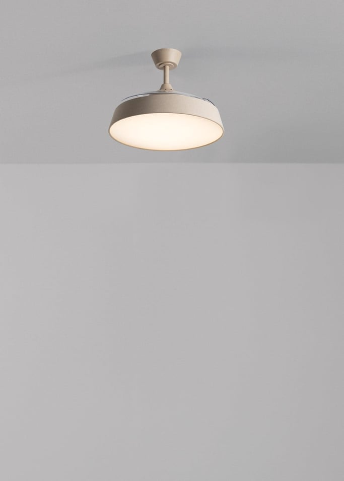 WIND CLEAR CONTOUR  - Stille plafondventilator 40 W Ø107 cm met intrekbare bladen en LED-licht, afbeelding van de galerij 2