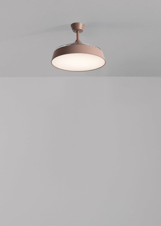 WIND CLEAR CONTOUR  - Stille plafondventilator 40 W Ø107 cm met intrekbare bladen en LED-licht, afbeelding van de galerij 2