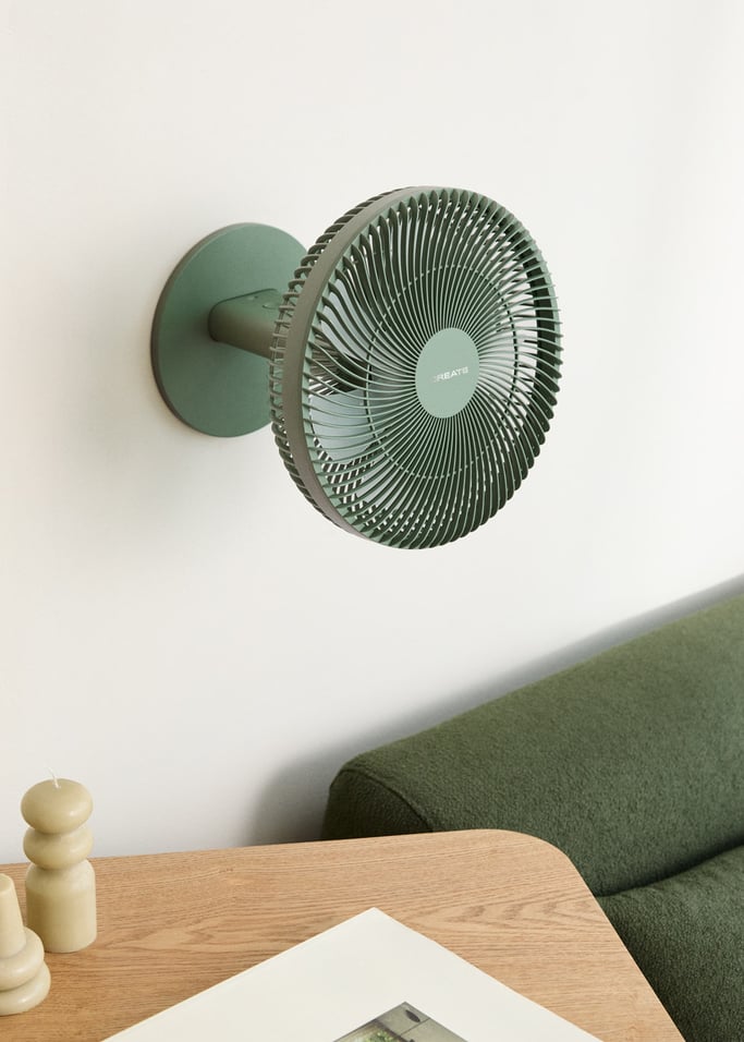 AIR DUAL COMPACT - Oplaadbare tafel- en wandventilator 10 W, afbeelding van de galerij 3