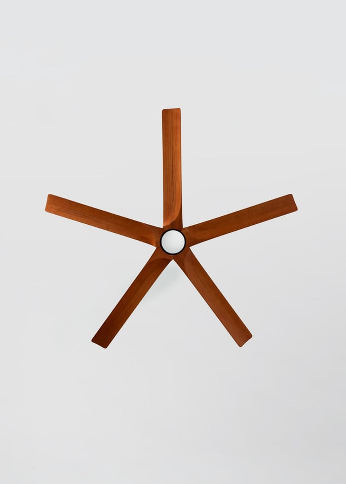 WIND INDUSTRIAL WOOD - Stille plafondventilator 40W van 100% hout in verschillende mate, afbeelding van de galerij 8