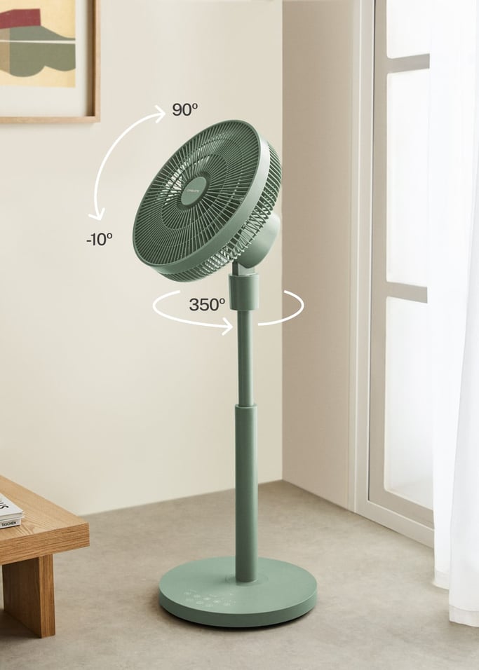 AIR STAND 3D - Staande ventilator met 3D-oscillatie 30W ultrasstil, afbeelding van de galerij 1