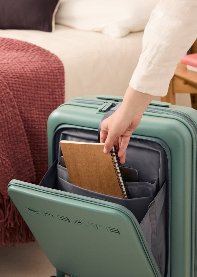 LUGGAGE STUDIO POCKET - Uitbreidbare harde polycarbonaat koffer geschikt voor Low Cost-luchtvaartmaatschappijen met TSA-slot, afbeelding van de galerij 2