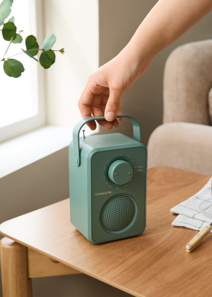 RADIO SPEAKER STUDIO - Draagbare AM/FM-radio 5 W met ingebouwde luidspreker, afbeelding van de galerij 2