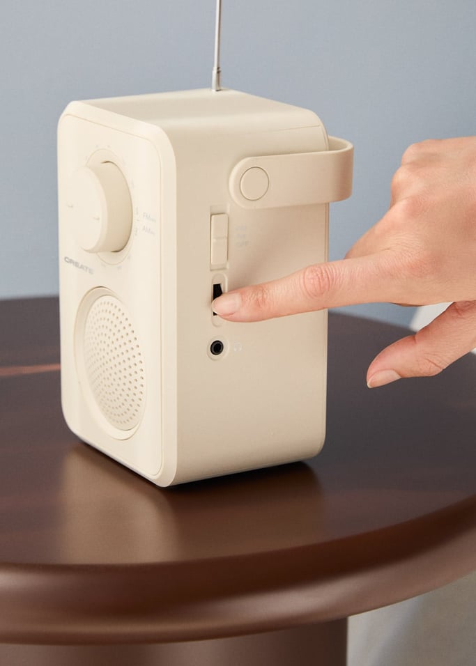 RADIO SPEAKER STUDIO - Draagbare AM/FM-radio 5 W met ingebouwde luidspreker, afbeelding van de galerij 5