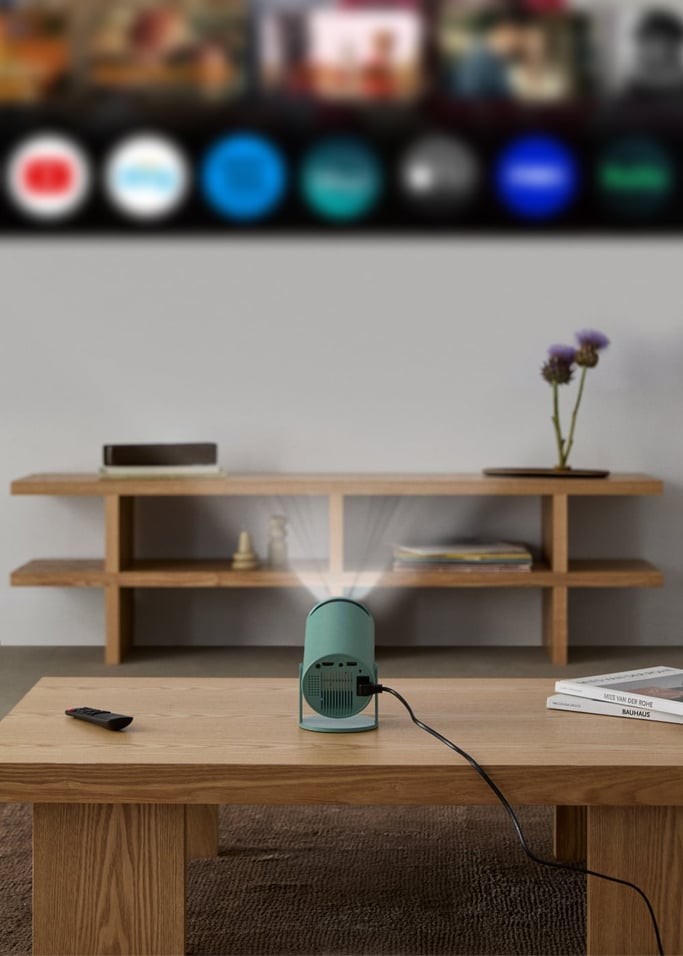 PROJECTOR STUDIO COMPACT - Smart HD-projector met wifi, bluetooth en 180º rotatie, afbeelding van de galerij 6