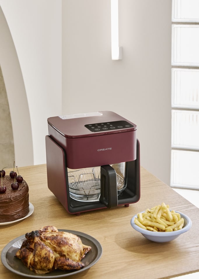 AIR FRYER STUDIO CRYSTAL - 4,2L Glazen Airfryer met Optionele Stoomfunctie, afbeelding van de galerij 1