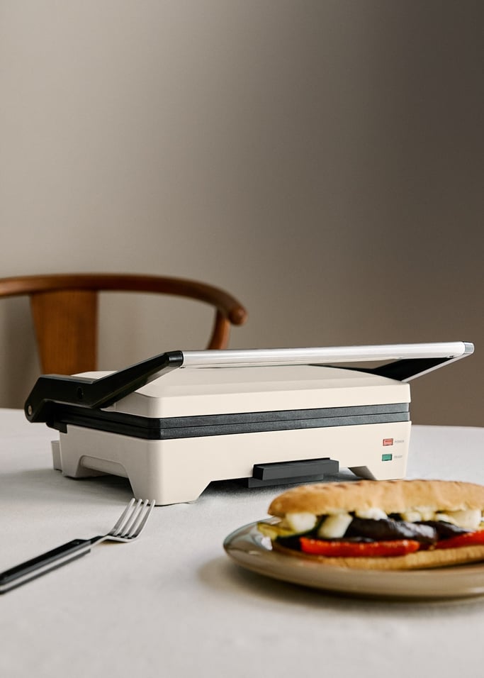 STONE GRILL EASY - Multifunctionele uitklapbare grill en paninimaker van 1600 W, afbeelding van de galerij 5