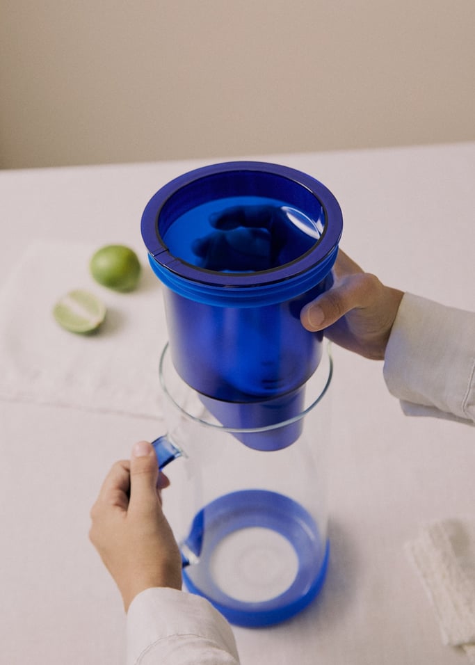 AQUA CLEAR JUG - Glazen waterfilterkan van 1,5 l met dubbel filter, afbeelding van de galerij 2