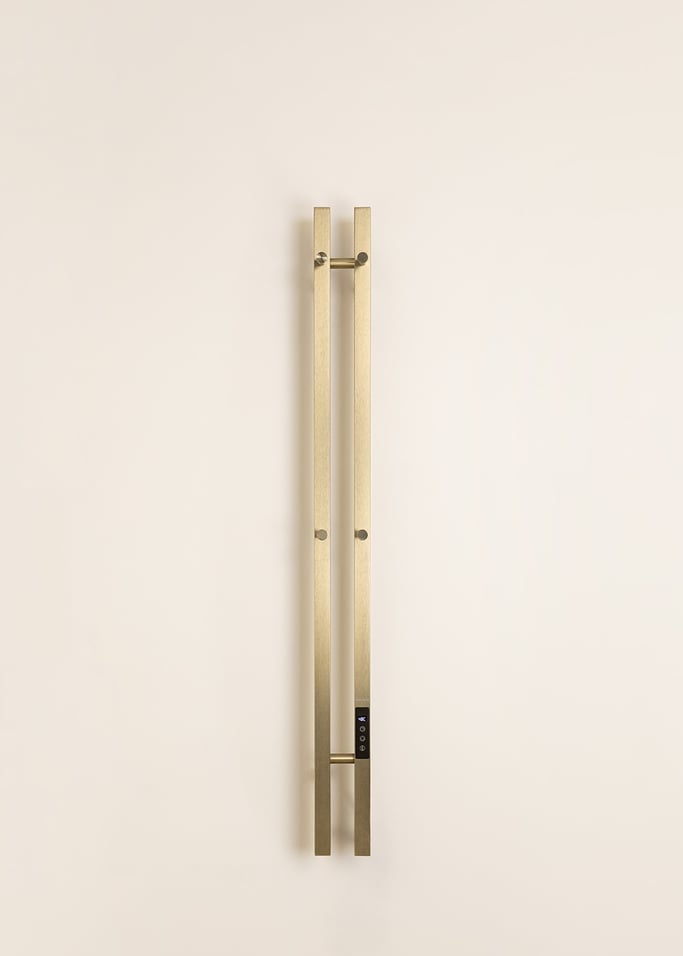 WARM TOWEL TUBE FLAT - Elektrische handdoekwarmer met dubbele stang, 80 W, afbeelding van de galerij 3