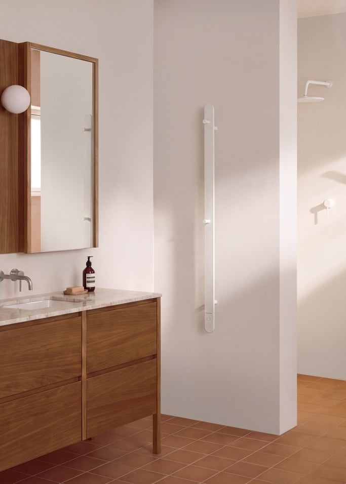 WARM TOWEL TUBE OVAL - Elektrische handdoekhouder 40 W, afbeelding van de galerij 2