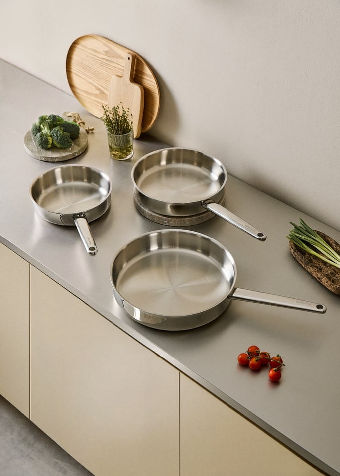 STEEL PAN - 3-laagse roestvrijstalen koekenpan, afbeelding van de galerij 4