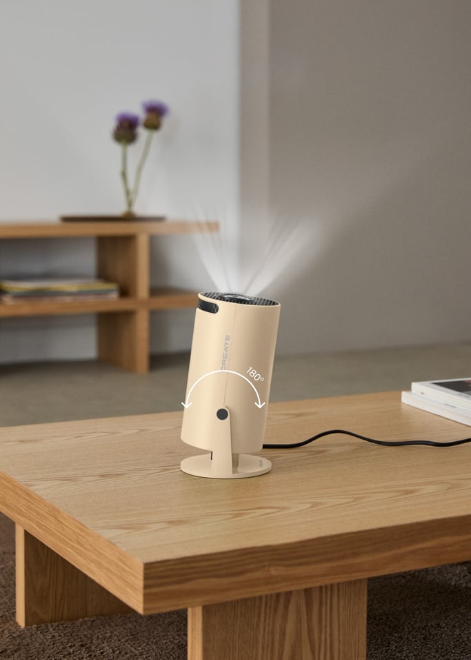 PROJECTOR STUDIO COMPACT - Smart HD-projector met wifi, bluetooth en 180º rotatie, afbeelding van de galerij 4