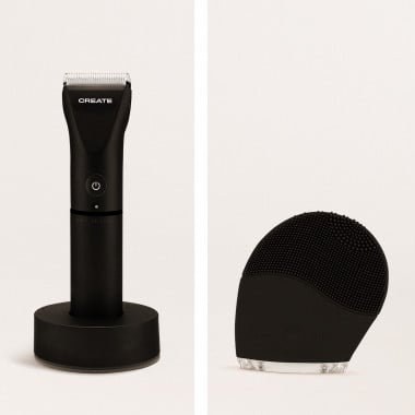 Kopen Pack - CLIPPER EASY snoerloos scheerapparaat + FACE WAVE siliconen gezichtsborstel