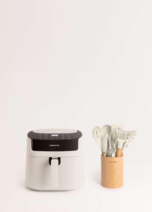 Zestaw AIR FRYER PRO LARGE 6.2 L + Komplet akcesoriów kuchennych