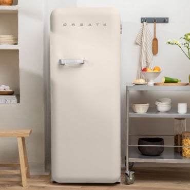 FRIDGE RETRO 281L - Lodówka W Stylu Retro Off-white By CREATE