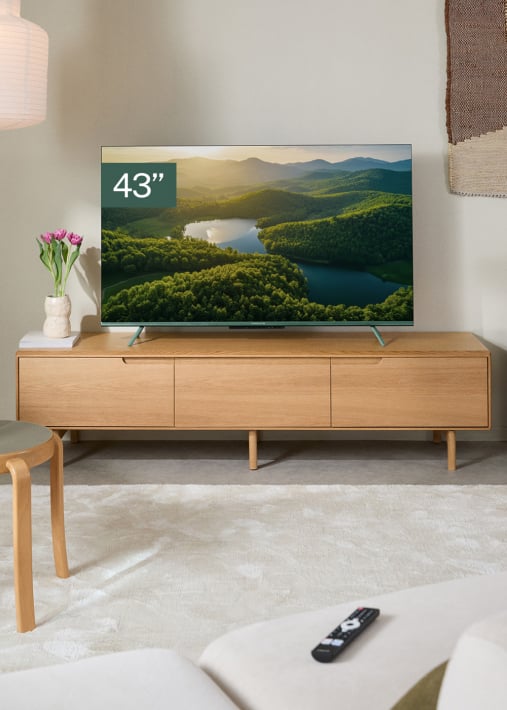 TV COLOR STUDIO - QLED 4K Smart TV z ekranem antyodblaskowym i kolorową ramą