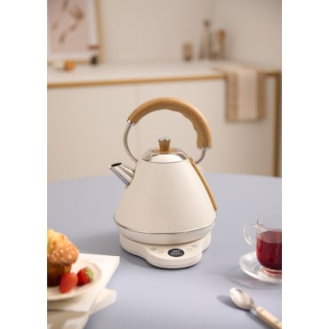 KETTLE RETRO PRO - Czajnik Elektryczny 1 L Z Regulacją Temperatury Off-white By CREATE