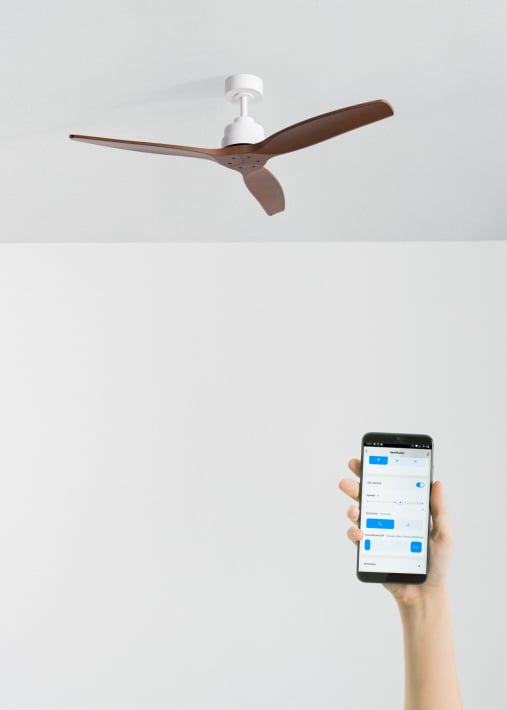 WIND STYLANCE - Cichy wentylator sufitowy 40 W z łopatkami z technicznego ABS, dostępny w różnych rozmiarach