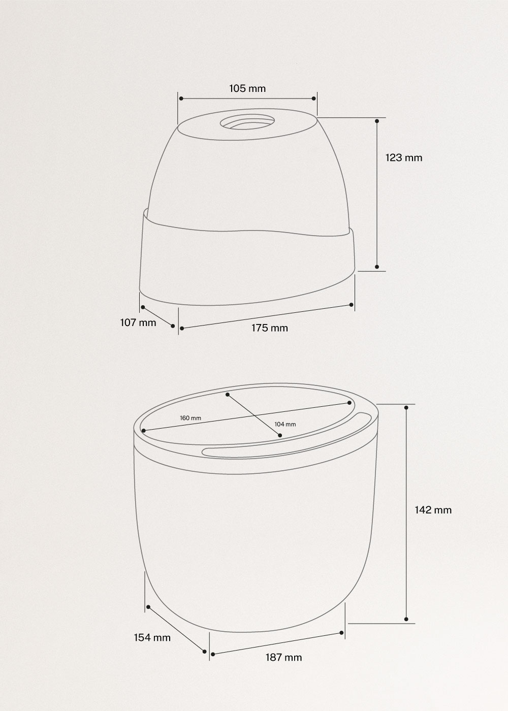 BABY BOTTLE WARMER - Podgrzewacz i sterylizator do butelek z funkcją gotowania na parze, medidas foto vertical