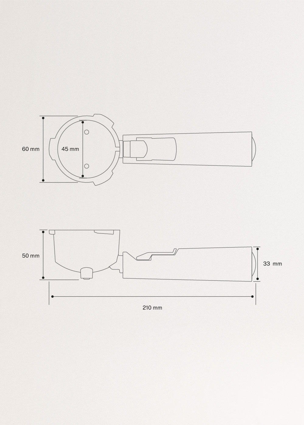 THERA RETRO PRO - 20bar półautomatyczny ekspres do kawy, medidas foto vertical