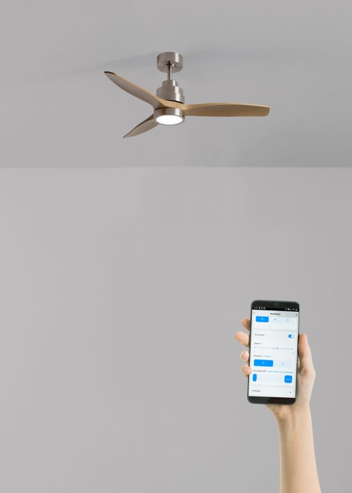 WIND STYLANCE - Cichy wentylator sufitowy 40 W z łopatkami z technicznego ABS, dostępny w różnych rozmiarach