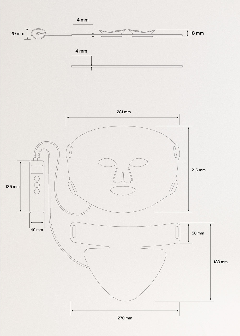 SKINCARE LED MASK 8 in 1 - Maska LED 8 w 1 do pielęgnacji twarzy, medidas foto vertical