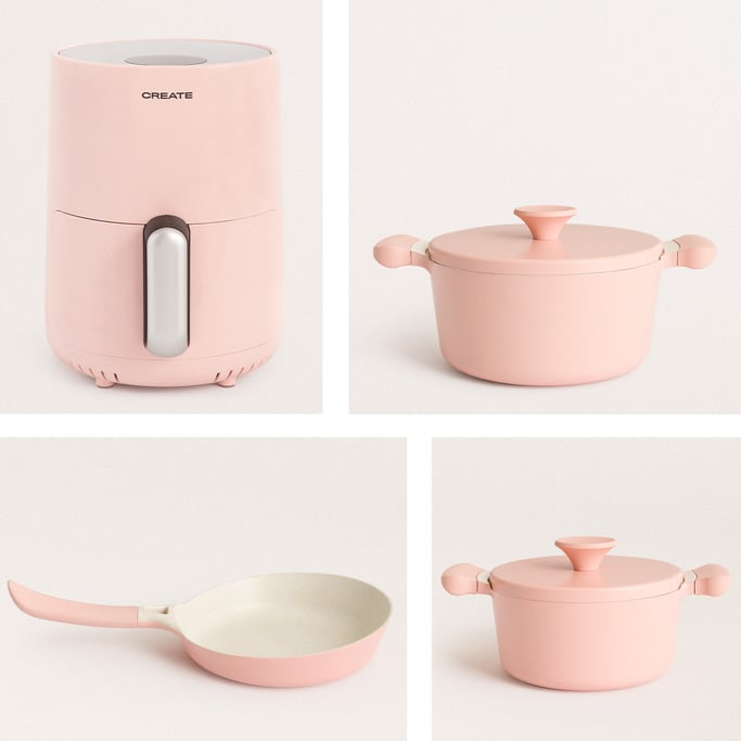 ZESTAW - FRYER AIR Frytownica bez oleju + POT STUDIO 2 Patelnie Ø20 i Ø24cm + PAN STUDIO 1 Patelnia Ø20cm, imagen de galería 1066533