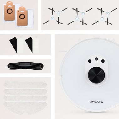 Kup PACK NETBOT LS27 Robot do odkurzajacy z funckja laser z podstawa samorozladowania + kompletny zestaw czesci zamiennych