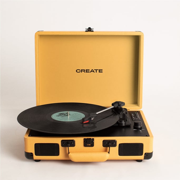 RECORD PLAYER POP - Przenosny gramofon w formie walizki z Bluetooth USB, SD, MicroSD i Mp3, imagen de galería 1