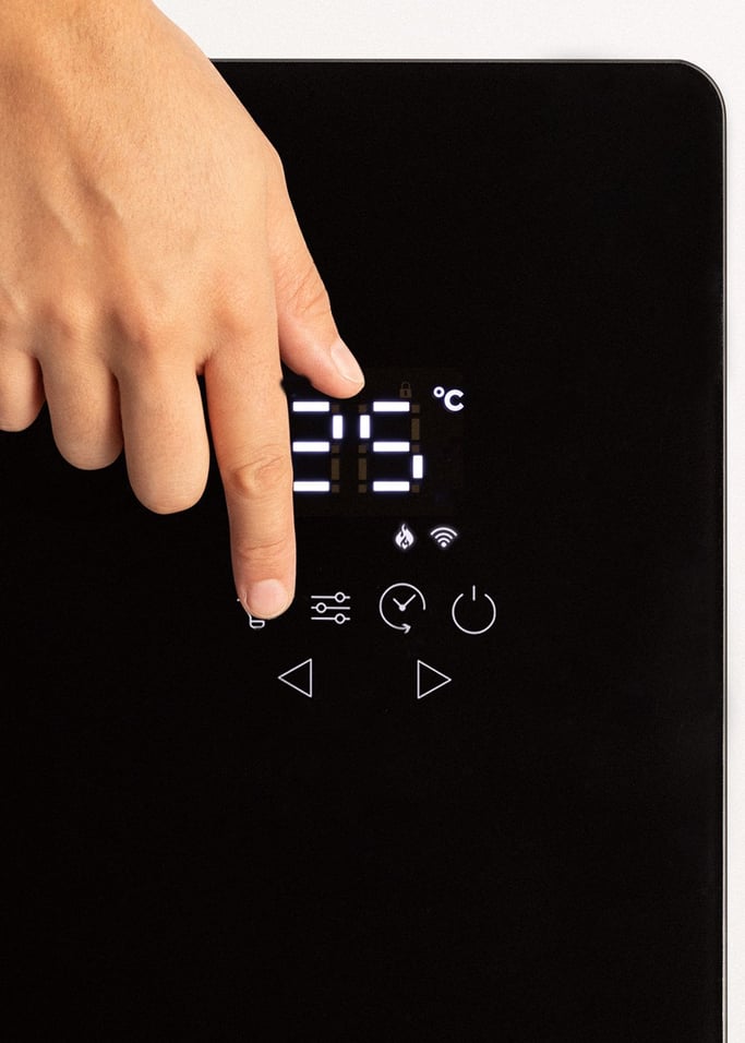 WARM CRYSTAL 2500W - Szklany konwektor elektryczny z WiFi, obraz z galerii 7