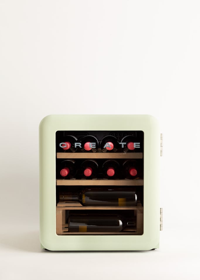 PACK WINECOOLER RETRO M - 12-butelkowa elektryczna piwniczka na wino + WINE OPENER - Elektryczny korkociąg, obraz z galerii 2