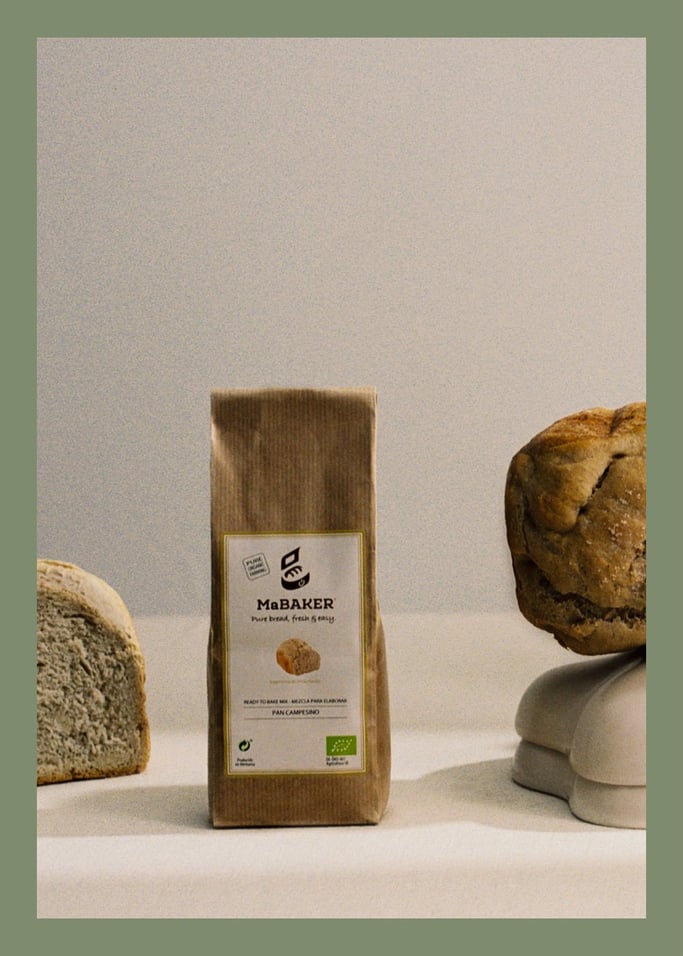 PACK 6 organicznych mieszanek mąk do wypieku chleba + 6 saszetek drożdży, obraz z galerii 1
