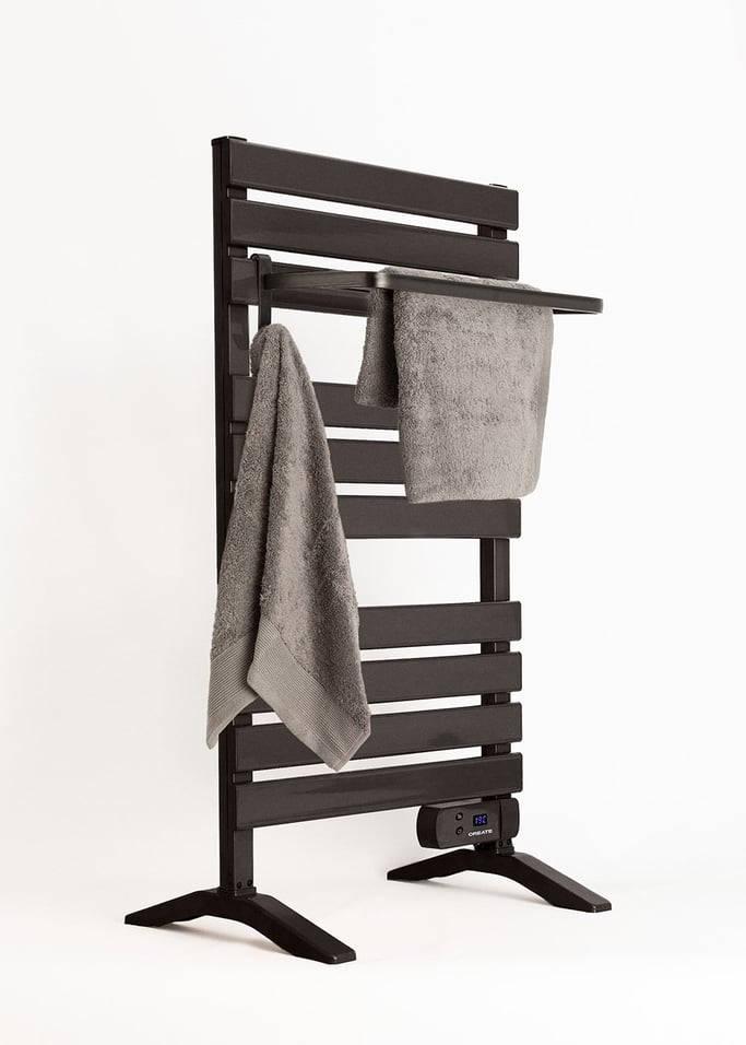 WARM TOWEL - Elektryczny wieszak na ręczniki podłogowy lub ścienny 500W, obraz z galerii 4