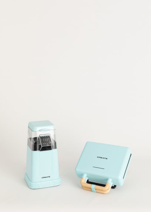 Kup Pack POPCORN MAKER RETRO Palomitero + STONE STUDIO Doble Sandwichera grill i gofrera 