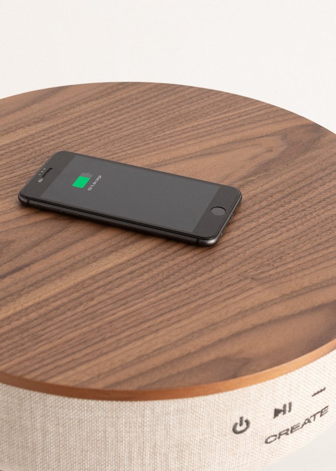 SPEAKER TABLE 360 - Głośnik stołowy z dźwiękiem dookólnym 360º, Bluetooth i ładowaniem bezprzewodowym, obraz z galerii 7