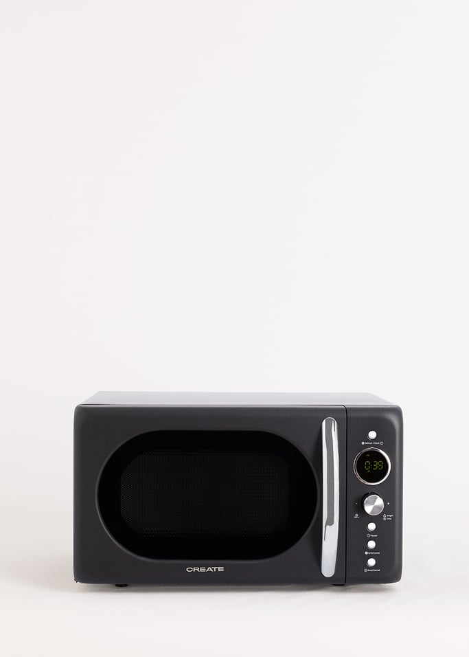 MICROWAVE RETRO - Kuchenka mikrofalowa z grillem o mocy 900 W, obraz z galerii 2