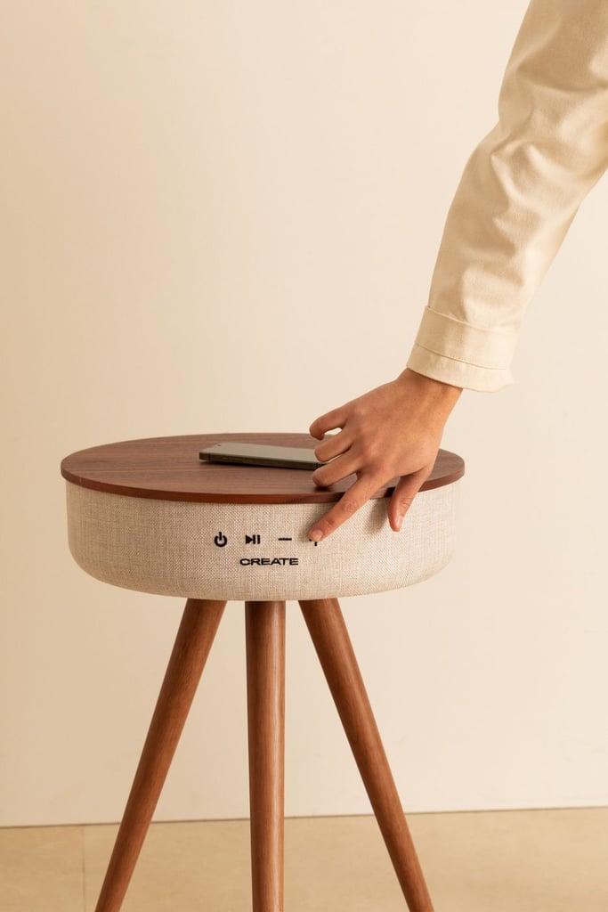 SPEAKER TABLE 360 - Głośnik stołowy z dźwiękiem dookólnym 360º, Bluetooth i ładowaniem bezprzewodowym, obraz z galerii 3