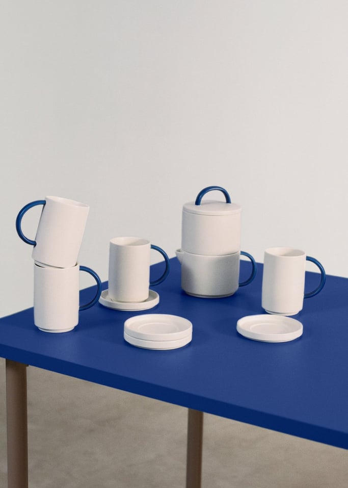 COBALTO COLLECTION - Ceramiczny zestaw do herbaty, obraz z galerii 1