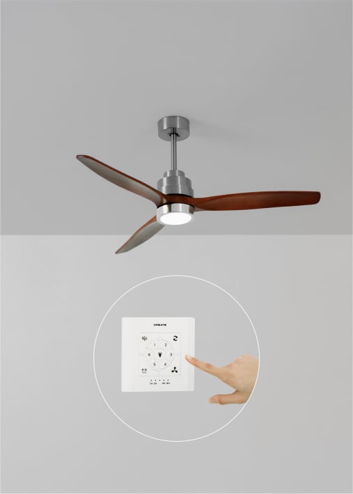 Kup WIND STYLANCE - Wentylator sufitowy 40W cichy 100% drewna różne rozmiary