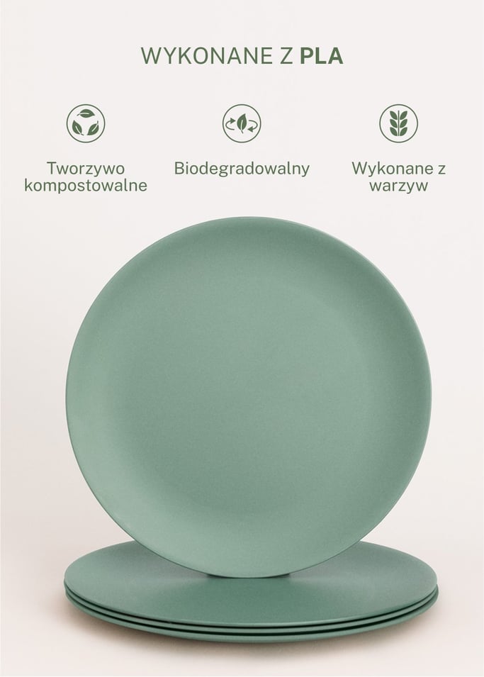 KITCHENWARE OUTDOOR ECO - Zestaw 4 talerzy ogrodowych, obraz z galerii 3