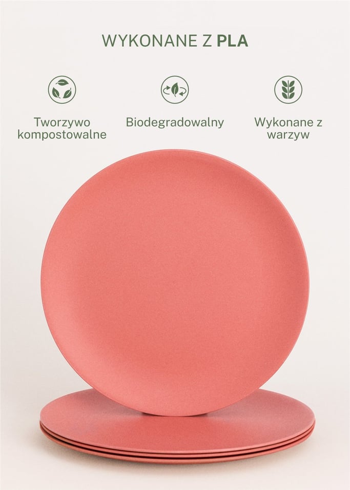 KITCHENWARE OUTDOOR ECO - Zestaw 4 talerzy ogrodowych, obraz z galerii 3