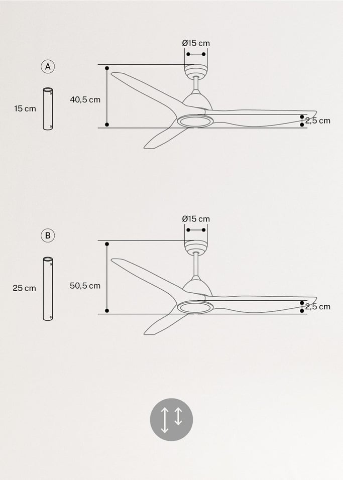 WIND SAIL - Wentylator sufitowy 90W cichy XL Ø163 cm, obraz z galerii 7