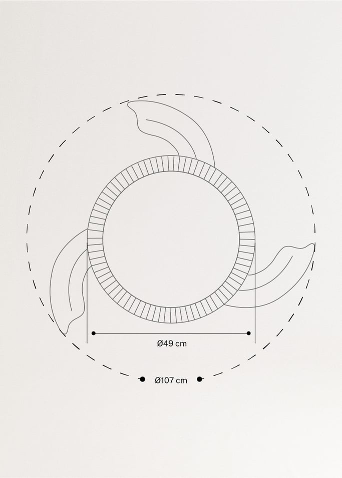 WIND CLEAR RATTAN - Cichy wentylator sufitowy o mocy 40 W z wysuwanymi łopatkami o średnicy 108cm i oświetleniem LED 36W, obraz z galerii 10