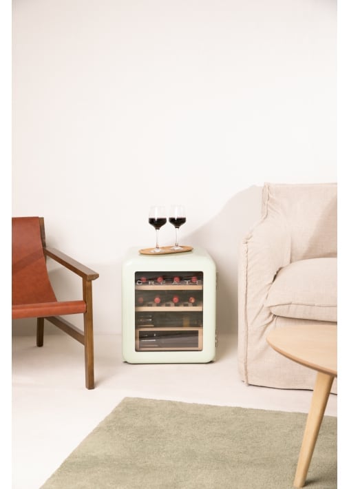 Kup WINECOOLER RETRO - Elektryczna chłodziarka do wina w stylu retro na 12, 45 lub 76 butelek