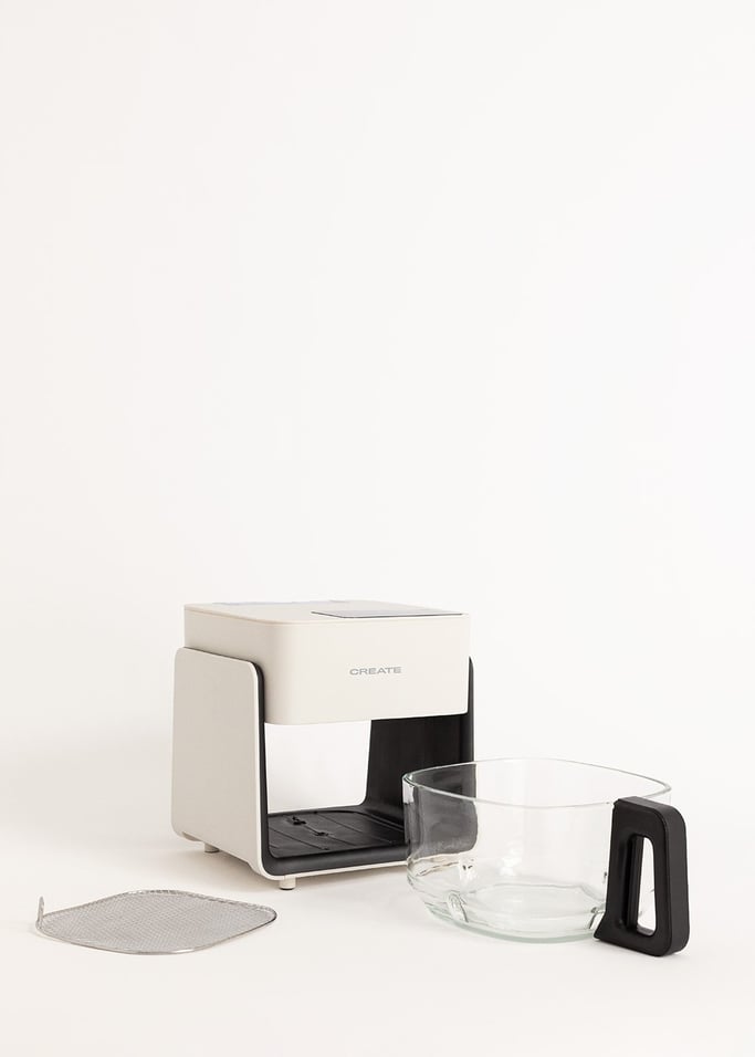 AIR FRYER STUDIO CRYSTAL - Frytkownica beztłuszczowa szklana 4,2 l z opcjonalnym parowarem, obraz z galerii 8