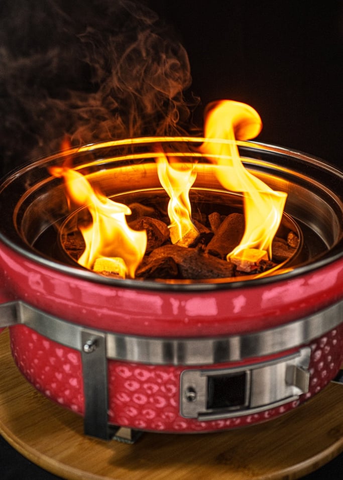 BBQ KAMADO HIBACHI - Grill okrągły z funkcją barbecue i płytą, obraz z galerii 8