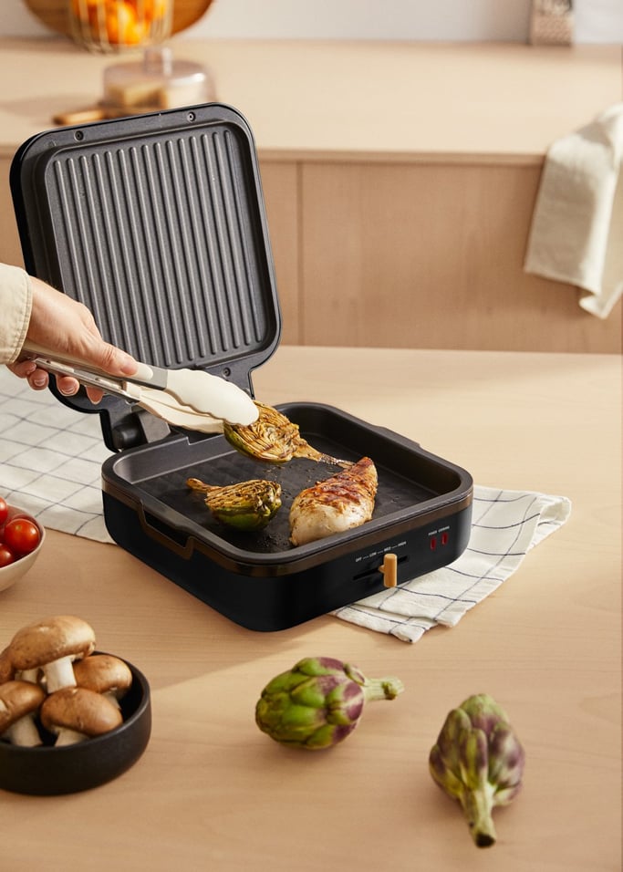 STONE STUDIO PRO - Wielofunkcyjny grill do kanapek z otwieraniem na 180º, obraz z galerii 5